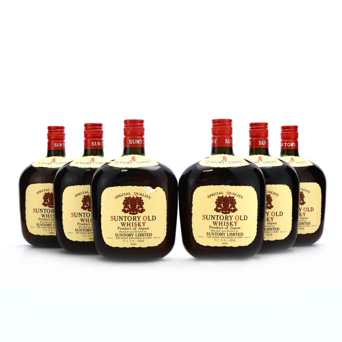 Suntory Old Whisky 6 x 76cl / Wooden Crate