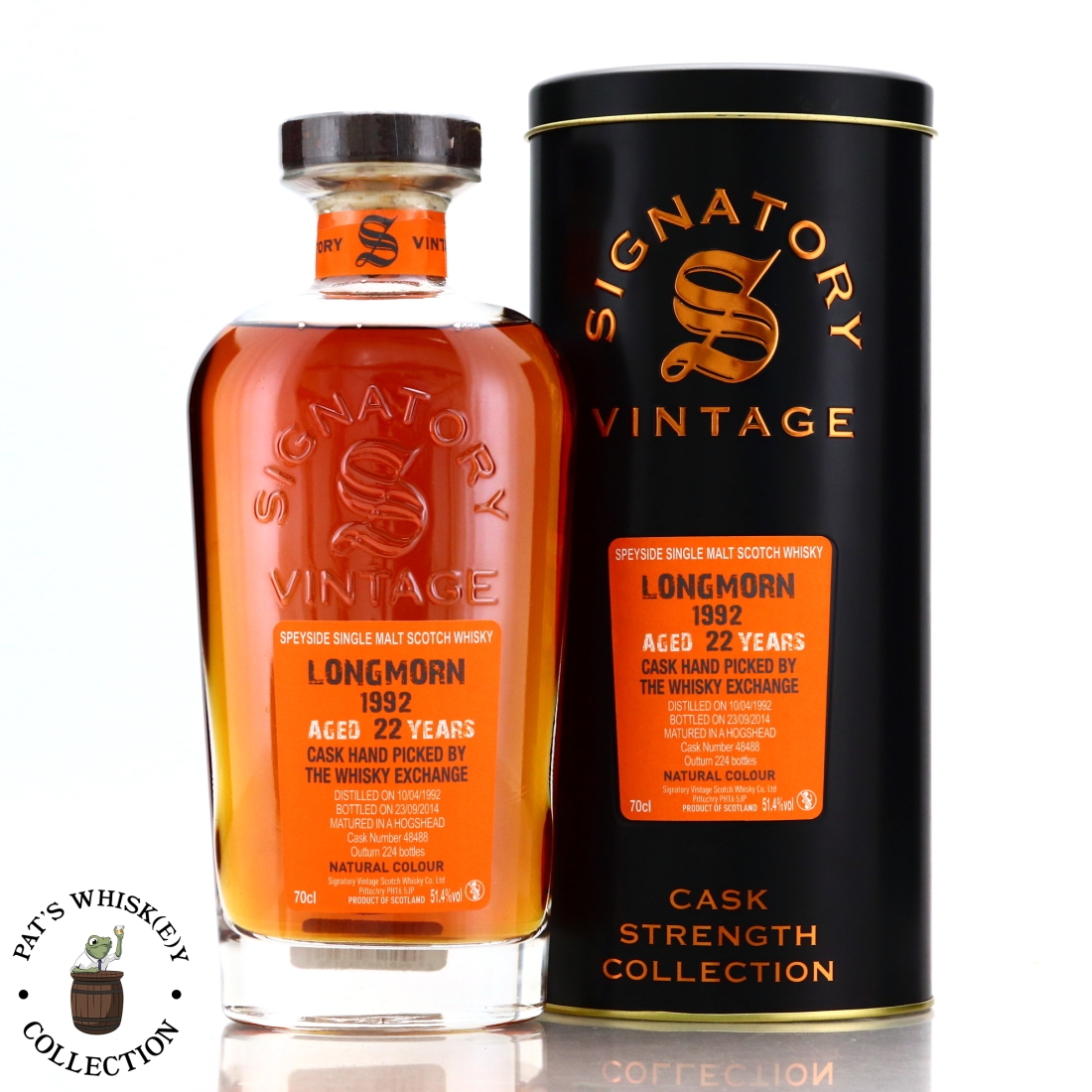 Longmorn 1992 Signatory Vintage 22 Year Old Cask Strength / TWE