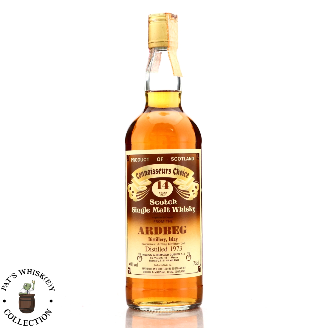 Ardbeg 1973 Gordon and MacPhail 14 Year Old / Meregalli Import