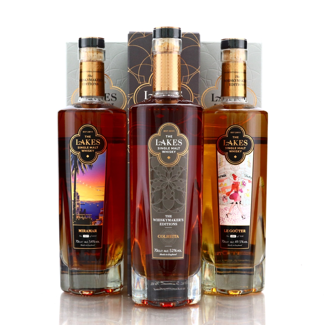 Lakes Whiskymaker's Editions 3 x 70cl