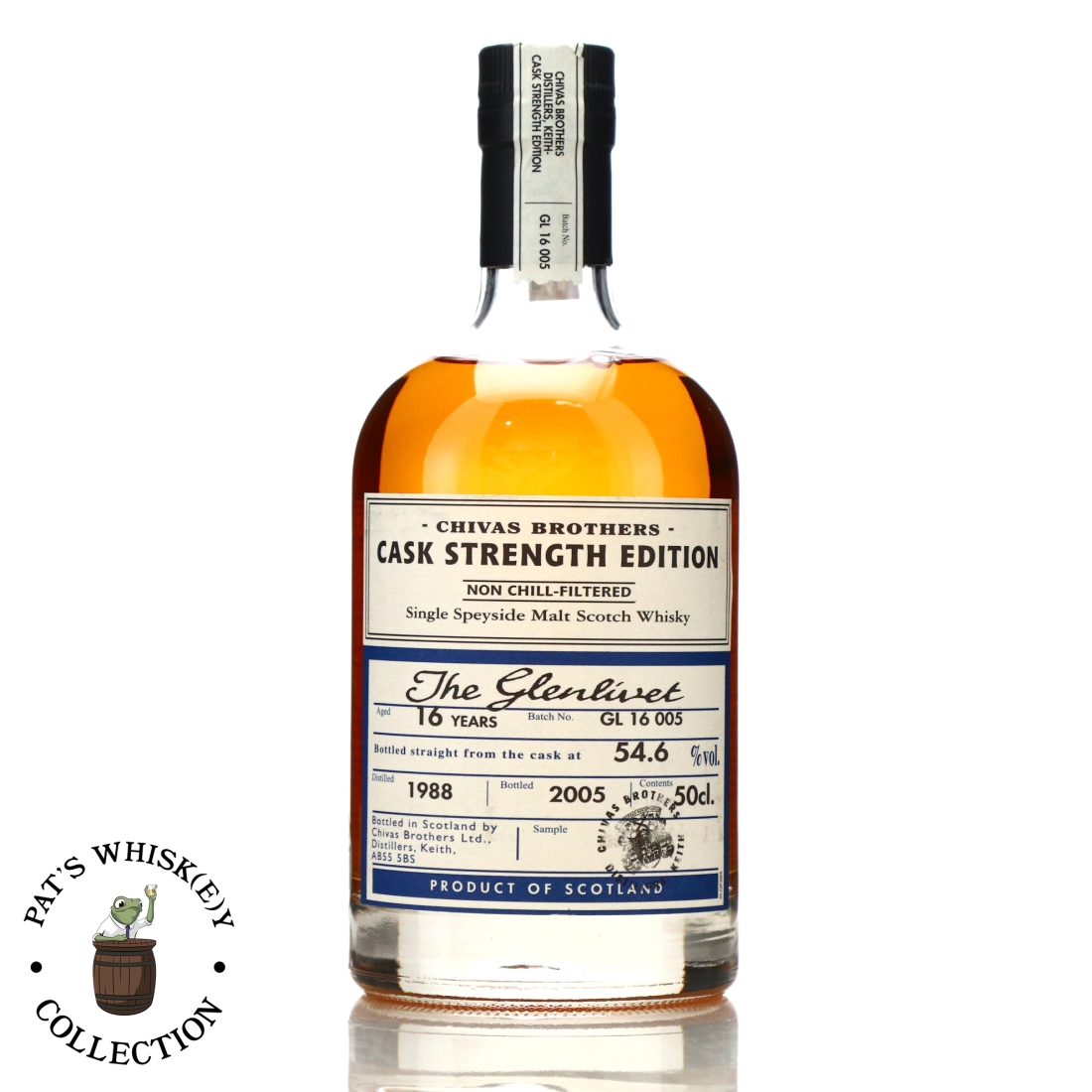 Glenlivet 1988 Cask Strength 16 Year Old Batch #5
