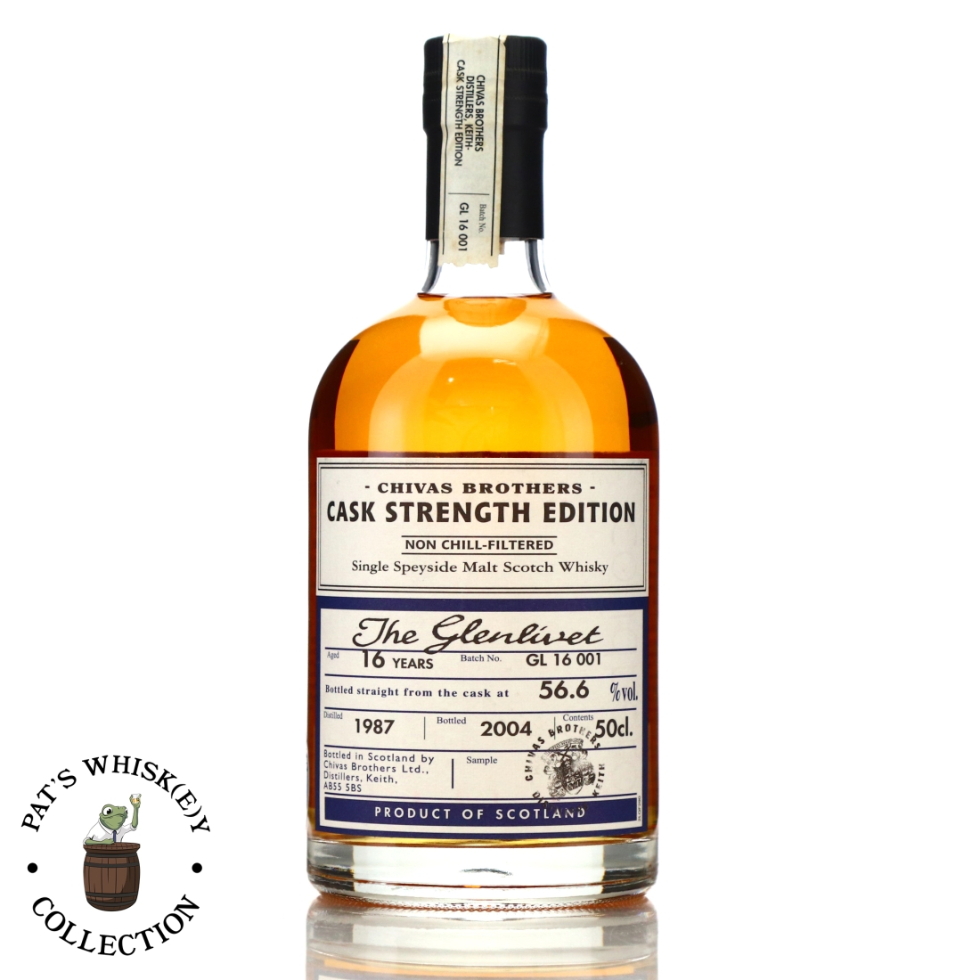 Glenlivet 1987 Cask Strength 16 Year Old Batch #1