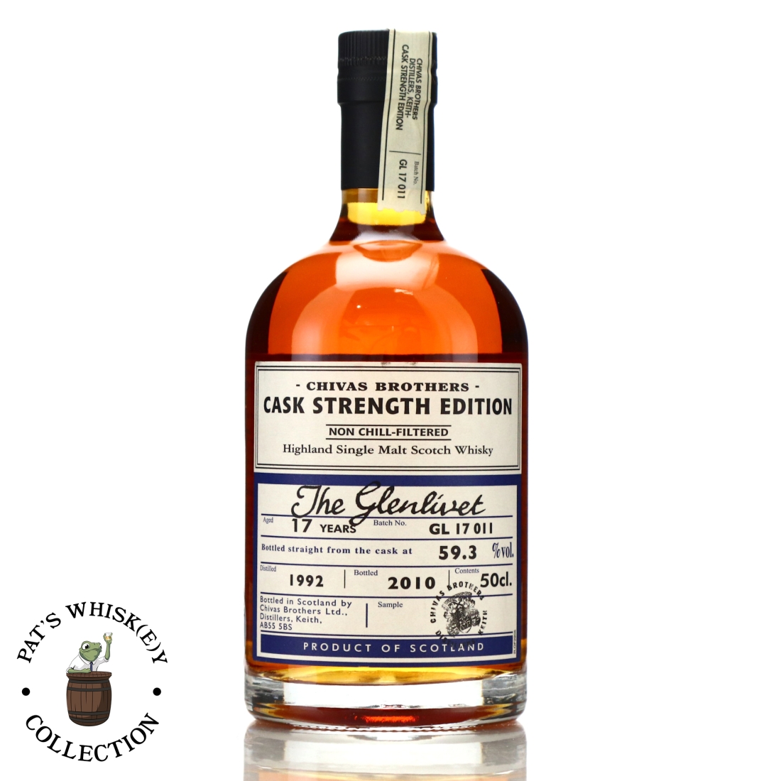Glenlivet 1992 Cask Strength 17 Year Old Batch #11