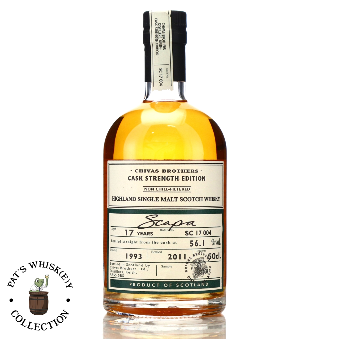 Scapa 1993 Cask Strength 17 Year Old Batch #4