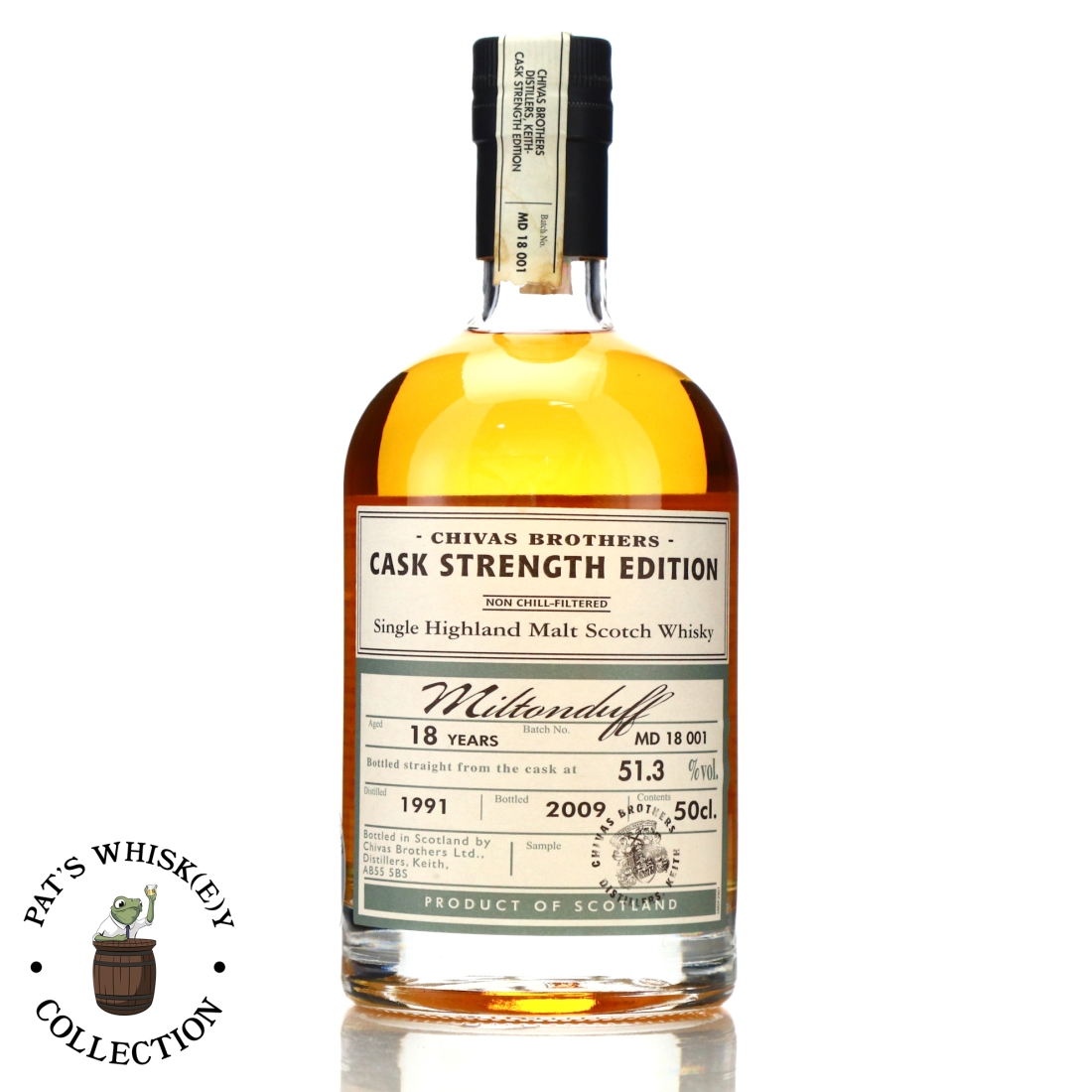 Miltonduff 1991 Cask Strength 18 Year Old Batch #1