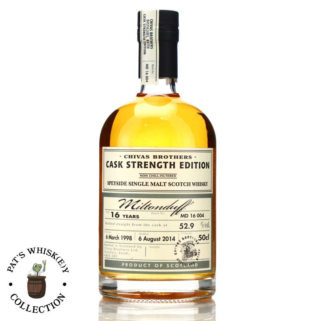 Miltonduff 1998 Cask Strength 16 Year Old Batch #4