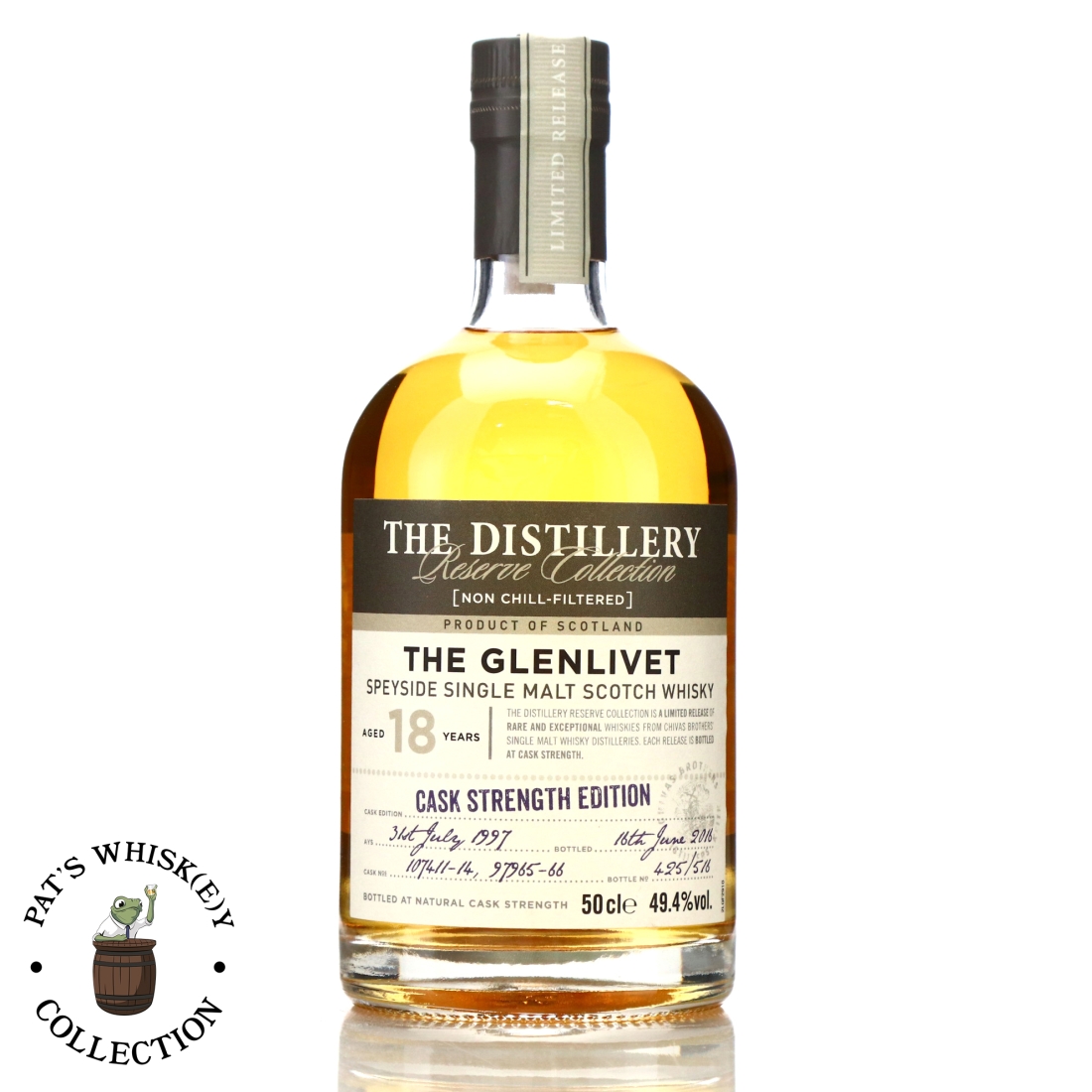 Glenlivet 1997 Reserve Collection 18 Year Old / Cask Strength Edition