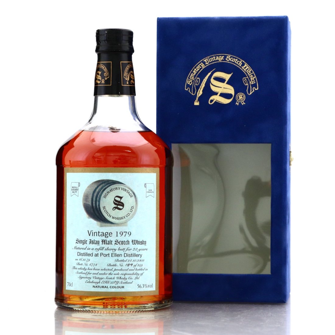 Port Ellen 1979 Signatory Vintage 23 Year Old Sherry Cask