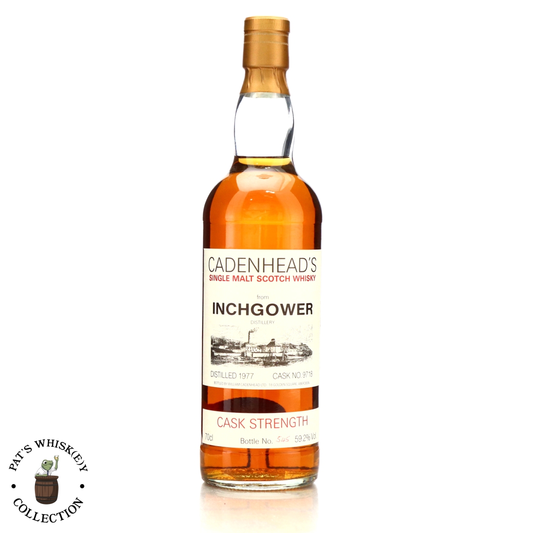Inchgower 1977 Cadenhead's Single Cask #9718