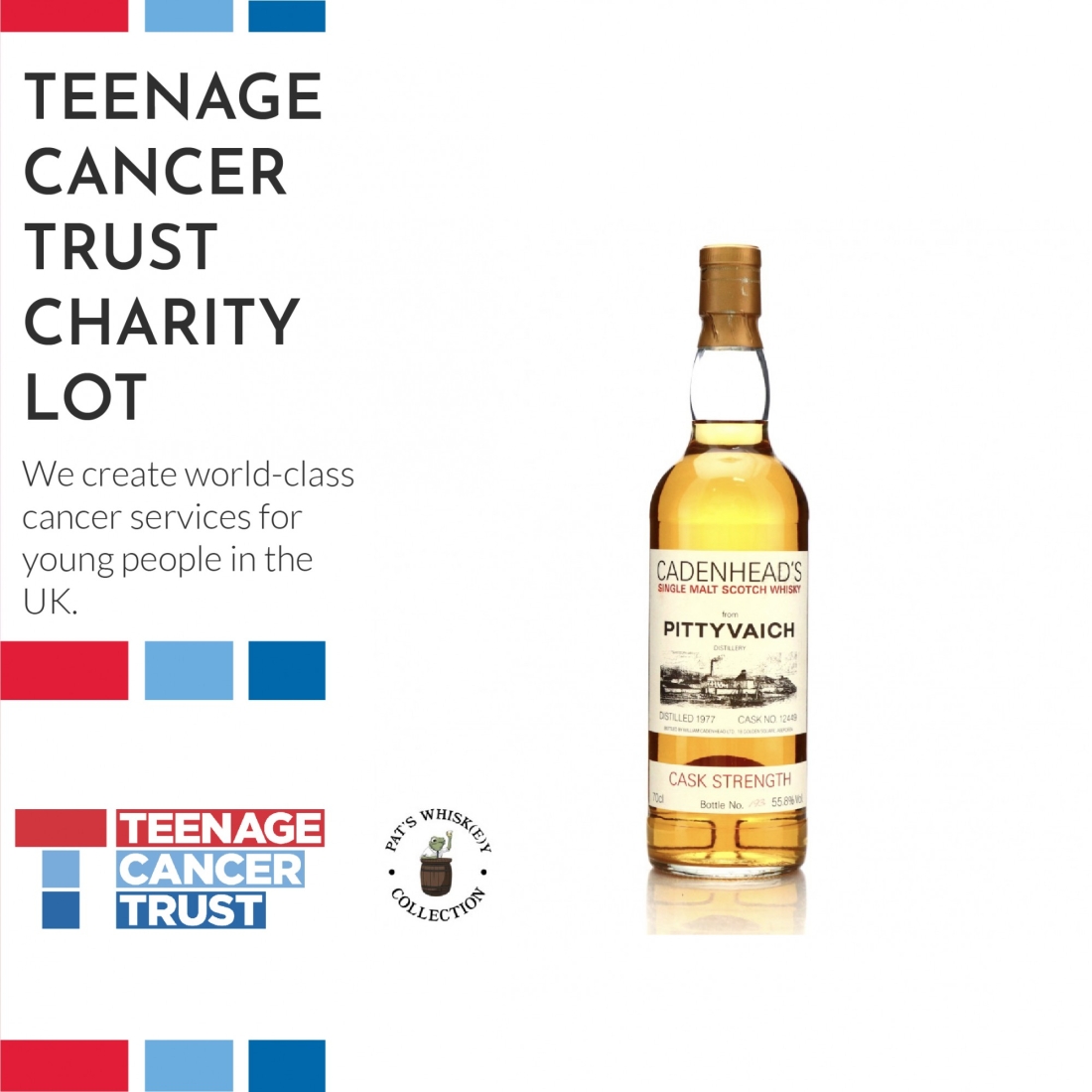Pittyvaich 1977 Cadenhead's Single Cask #12449 / Charity Lot