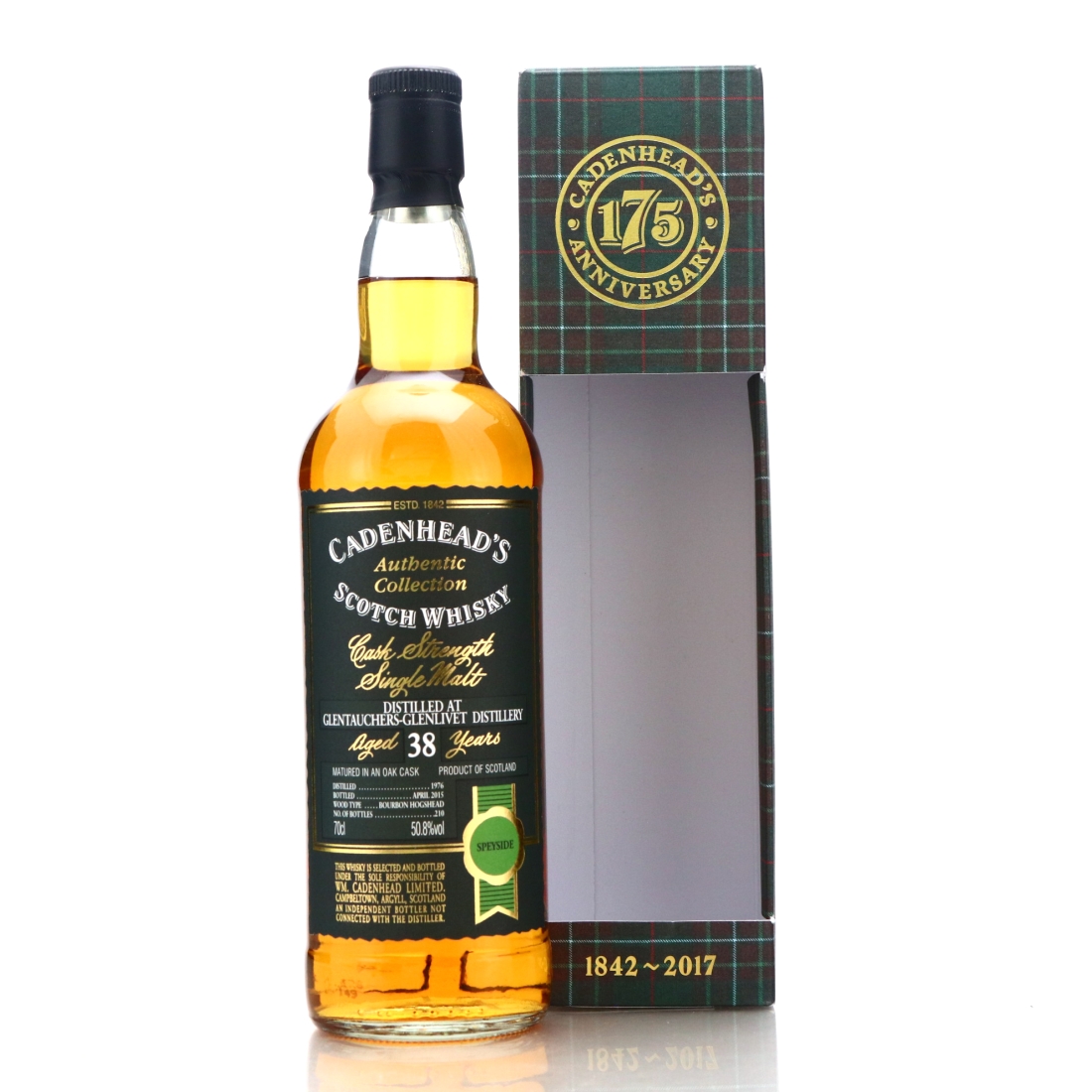 Glentauchers 1976 Cadenhead's 38 Year Old