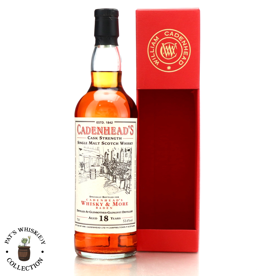 Glenrothes 2001 Cadenhead's 18 Year Old / Baden Shop
