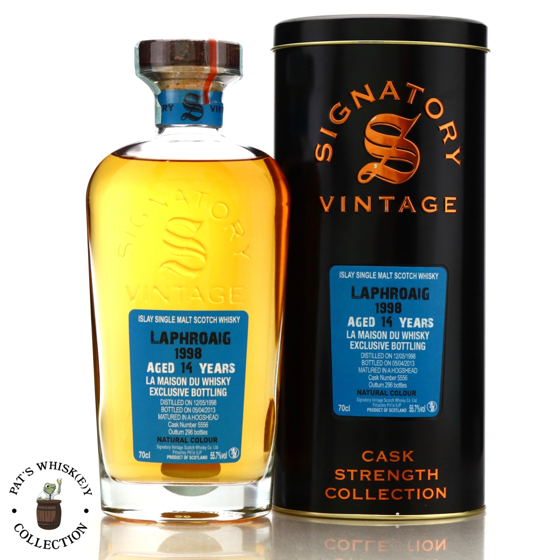 Laphroaig 1998 Signatory Vintage 14 Year Old Cask Strength / LMDW