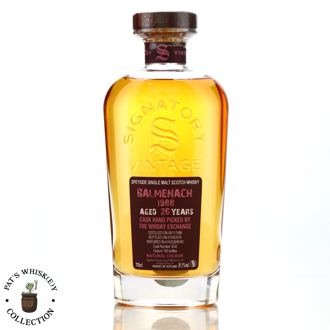 Balmenach 1988 Signatory Vintage 26 Year Old Cask Strength / TWE