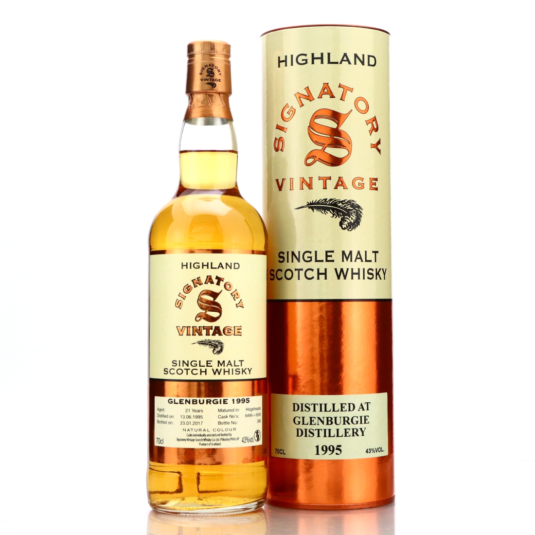 Glenburgie 1995 Signatory Vintage 21 Year Old