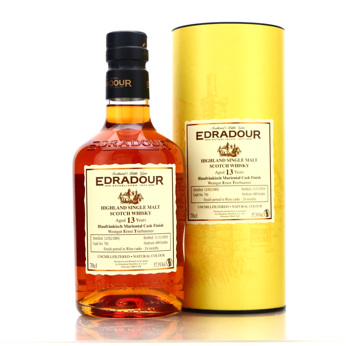 Edradour 2003 Blaufrankisch Mariental Wine Cask Finish 13 Year Old / Ernst Triebaummer
