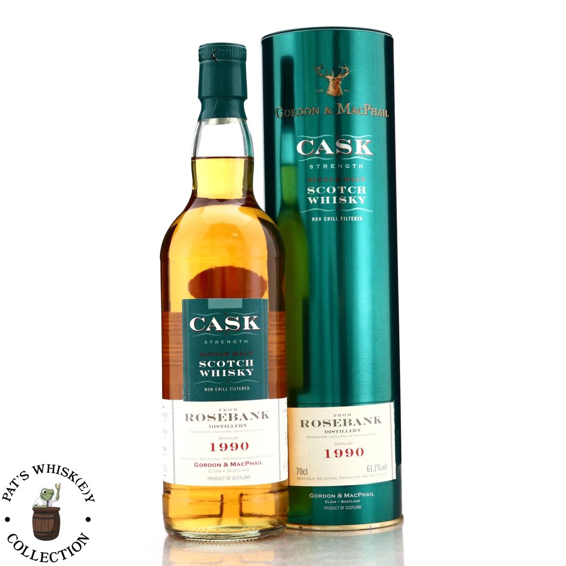 Rosebank 1990 Gordon and MacPhail Cask Strength