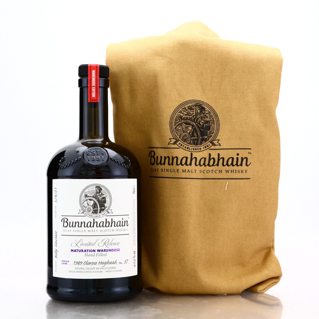 Bunnahabhain 1989 Hand Filled Cask #57 / Oloroso Hogshead