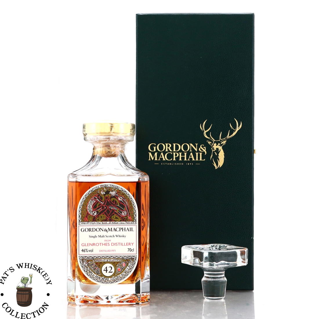 Glenrothes 1971 Gordon and MacPhail 42 Year Old ' Book of Kells' Decanter