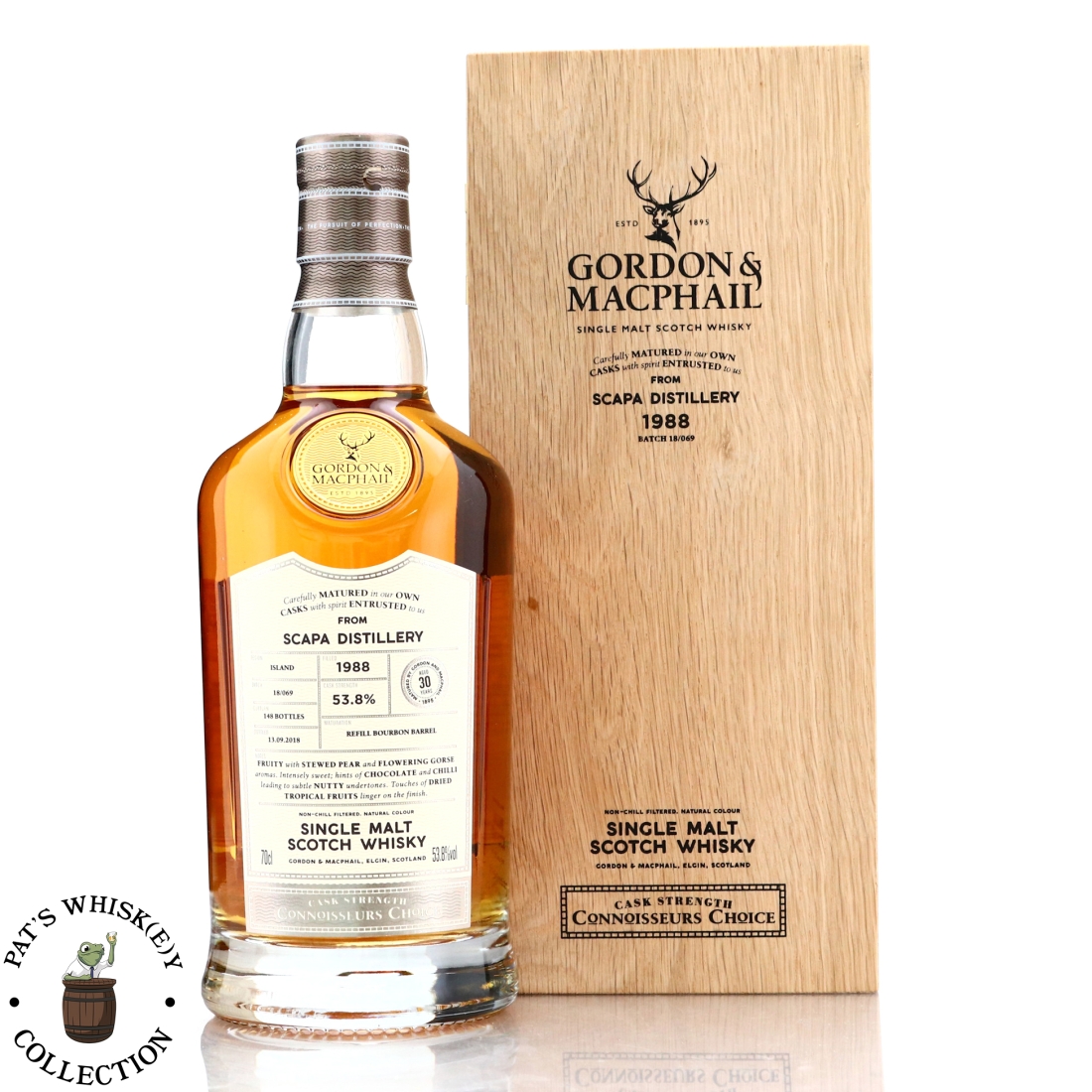 Scapa 1988 Gordon and MacPhail 30 Year Old Batch #18/069