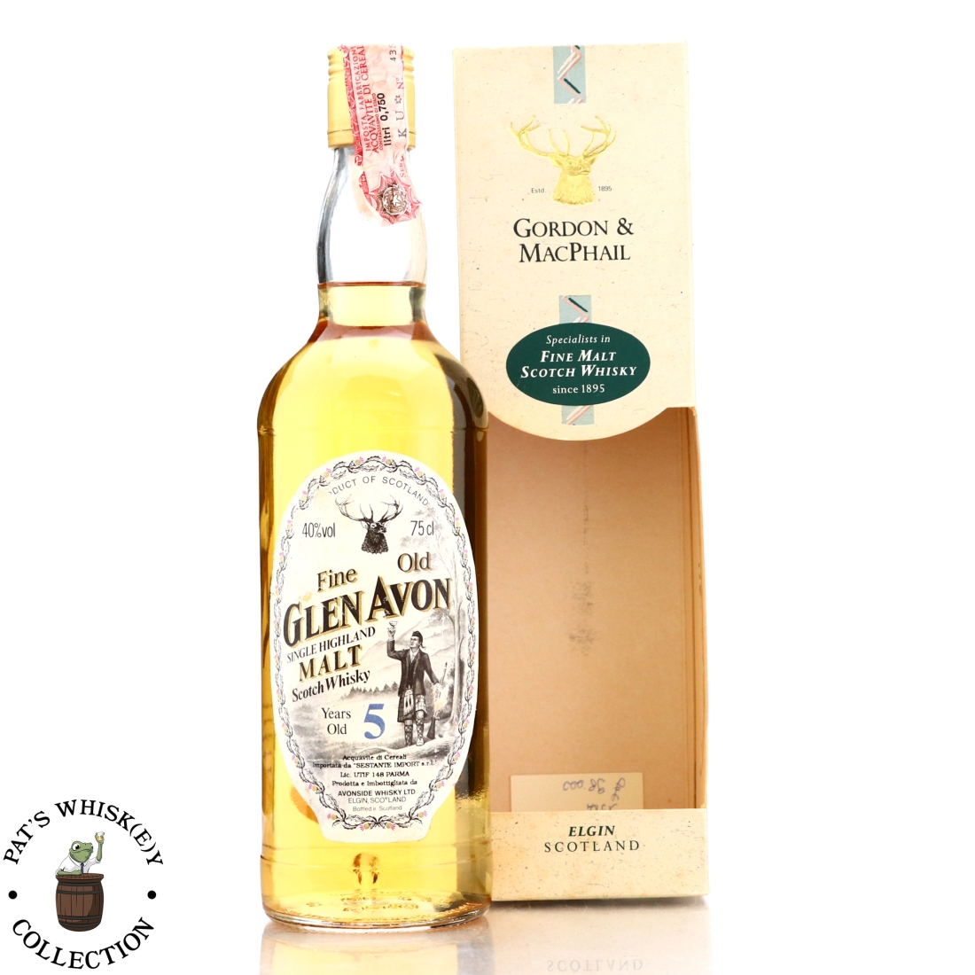 Glen Avon 5 Year Old Gordon and MacPhail 1980s / Sestante Import