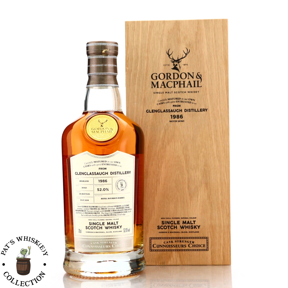 Glenglassaugh 1986 Gordon and MacPhail 31 Year Old Batch #18/063