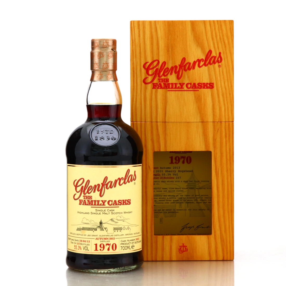 Glenfarclas 1970 Family Cask #2031 / Autumn 2013
