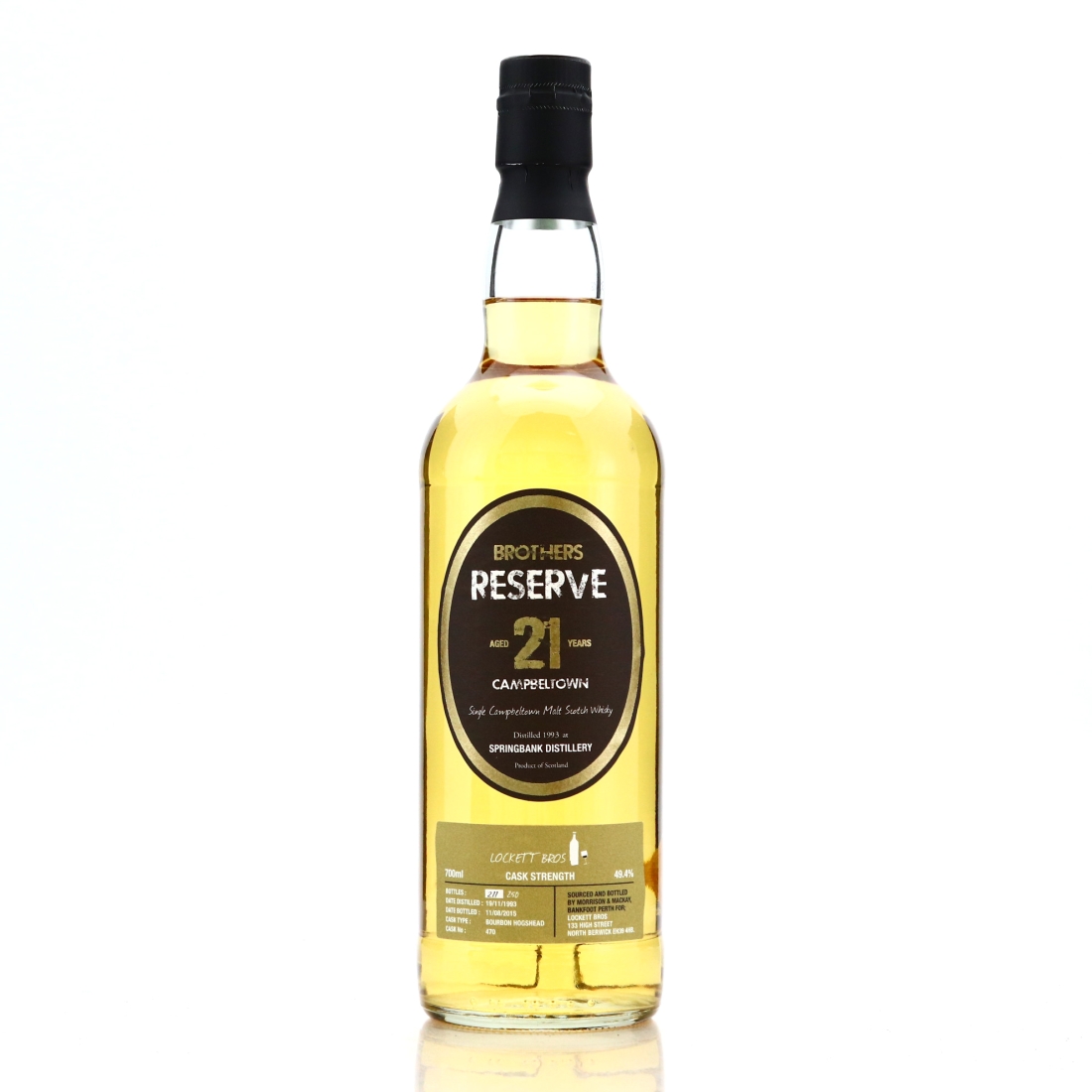 Springbank 1993 Brothers Reserve 21 Year Old 