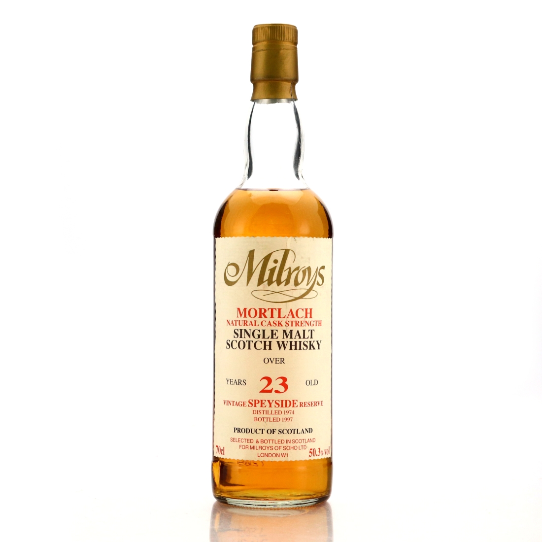 Mortlach 1974 Milroys 23 Year Old Cask Strength