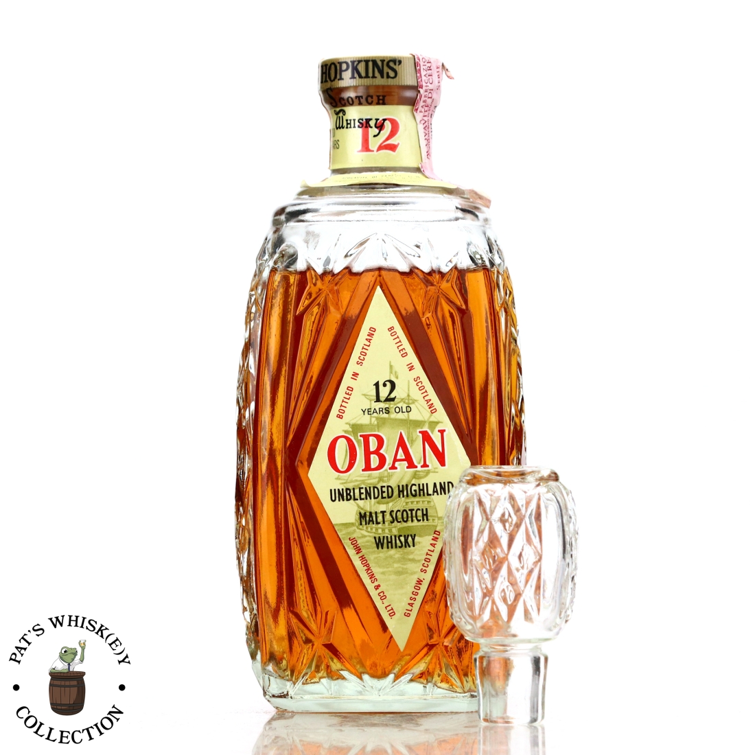 Oban 12 Year Old John Hopkins 1970s / Essevi Import