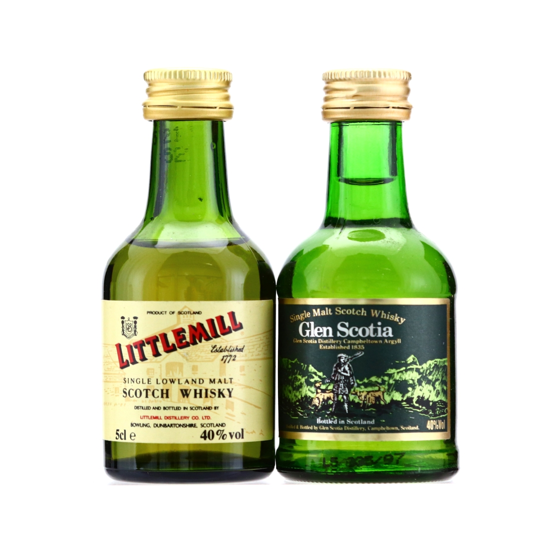Littlemill & Glen Scotia Miniature