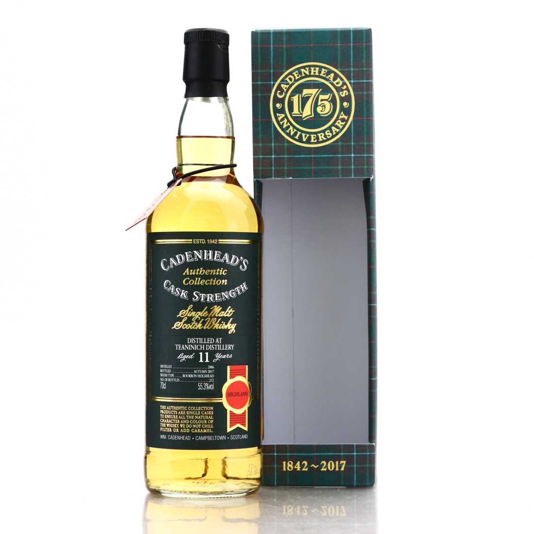 Teaninich 2006 Cadenhead's 11 Year Old / 175th Anniversary