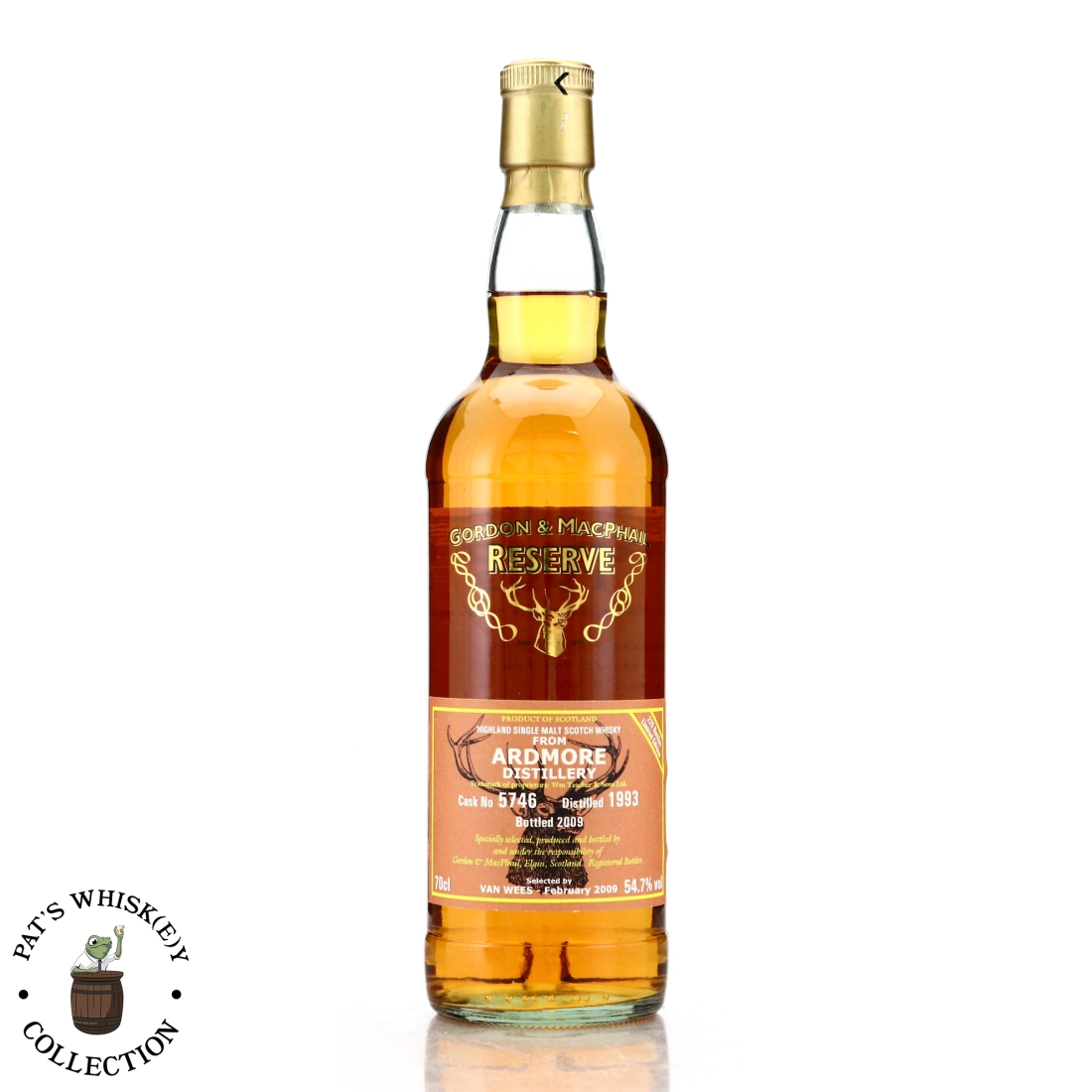 Ardmore 1993 Gordon and MacPhail Reserve / Van Wees