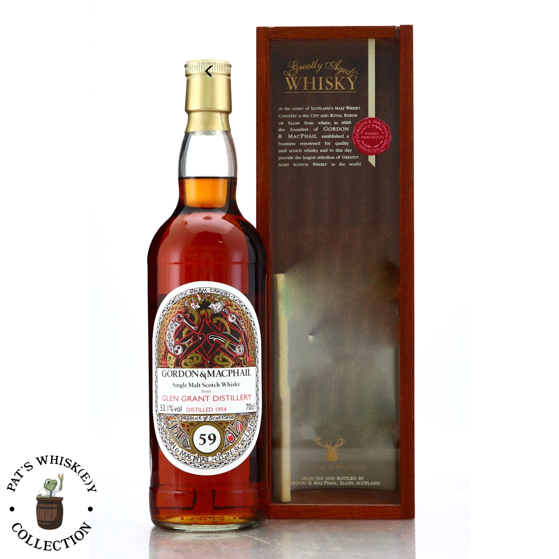 Glen Grant 1954 Gordon and MacPhail 59 Year Old 'Book of Kells' / LMDW