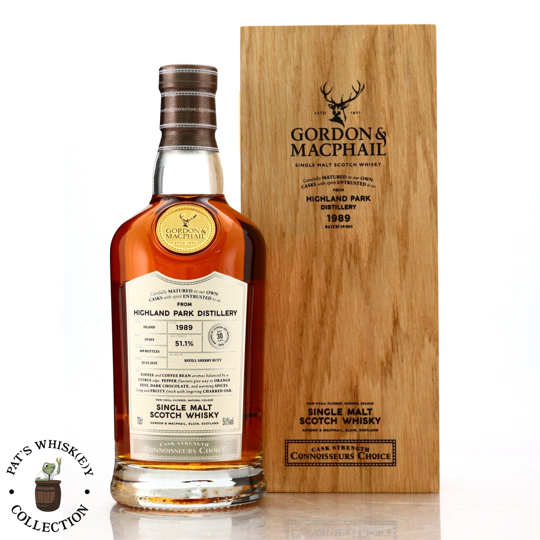 Highland Park 1989 Gordon and MacPhail 30 Year Old Batch #19/003