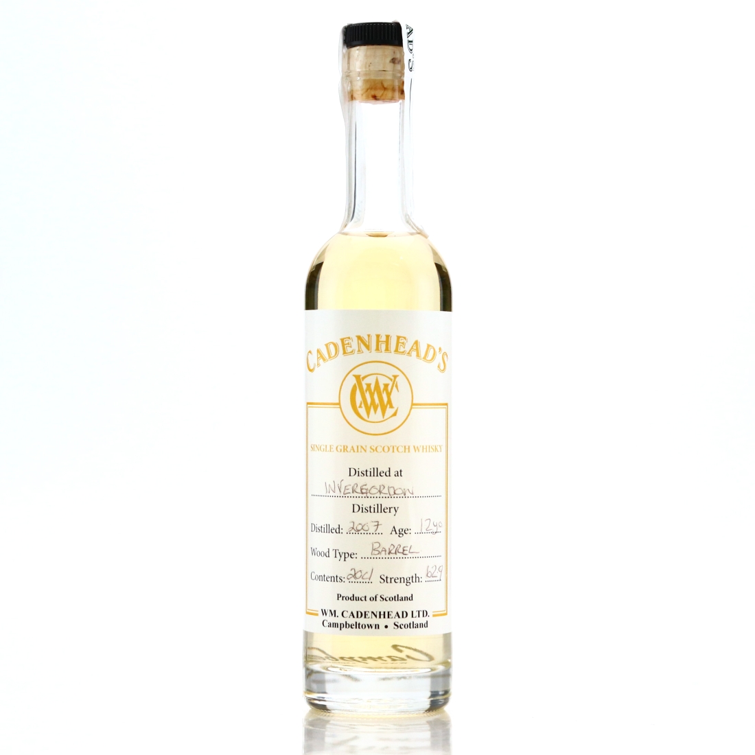 Invergordon 2007 Cadenhead's 12 Year Old 20cl