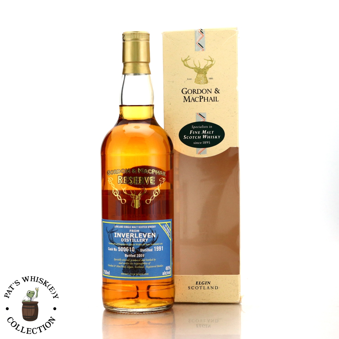 Inverleven 1991 Gordon and MacPhail 18 Year Old Reserve 75cl / US Import