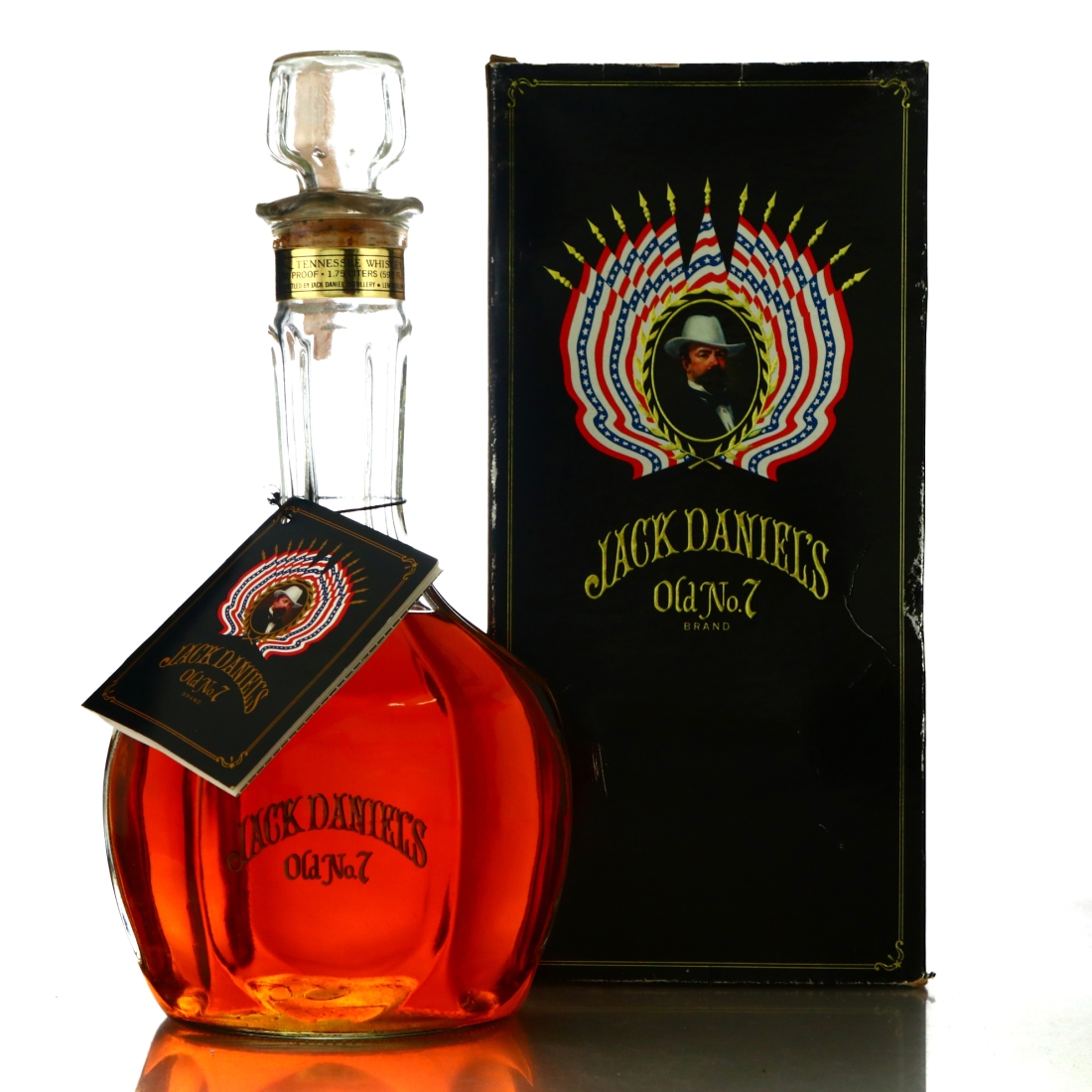 Jack Daniel's Old No.7 Brand Inaugural Bottle 1.75 Litre 1984