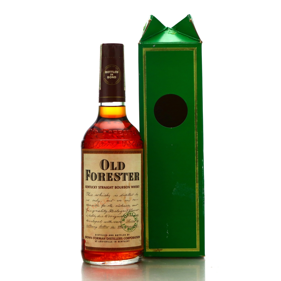Old Forester 1961 Bottled in Bond Bourbon