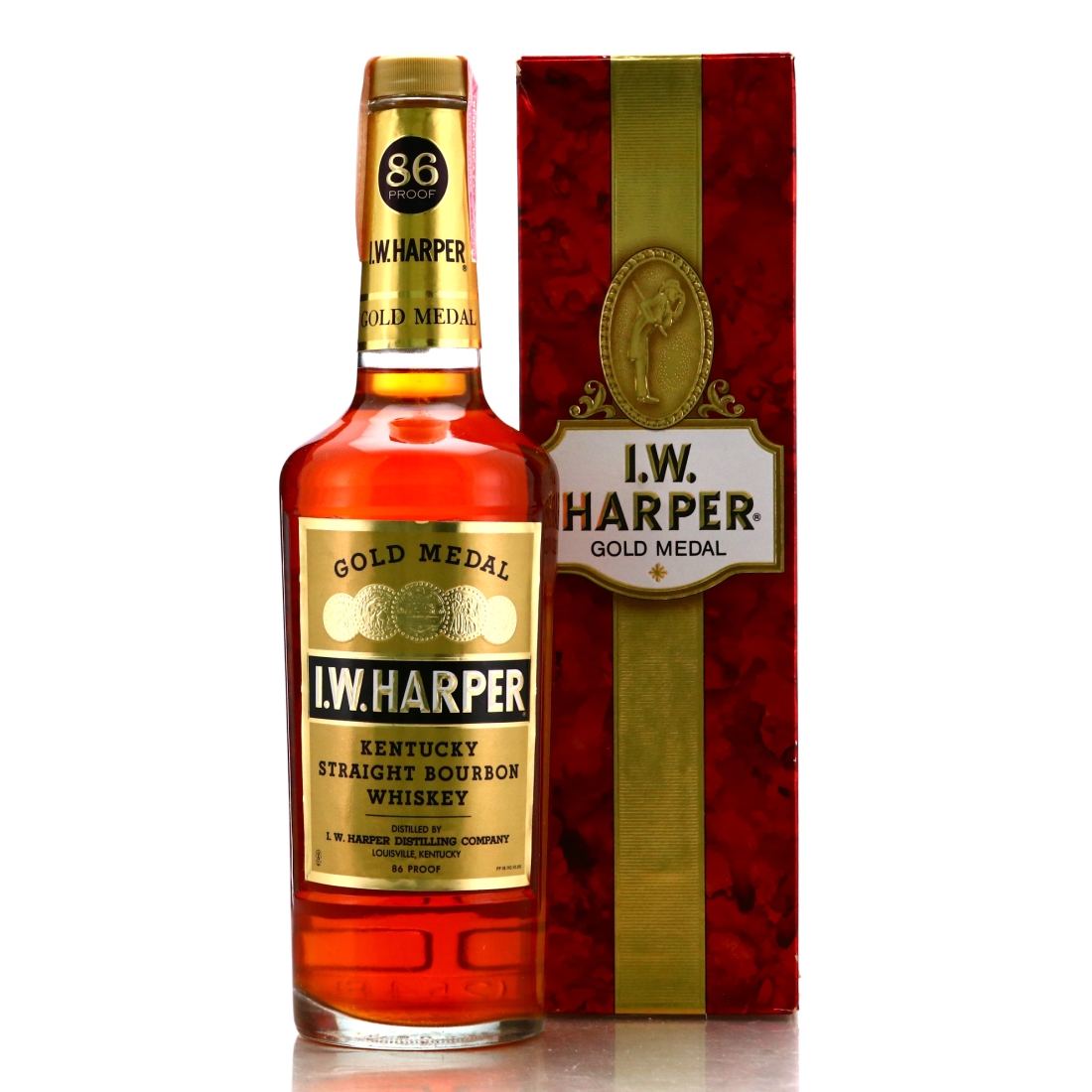 I.W. Harper Gold Medal Kentucky Straight Bourbon 1970-80s
