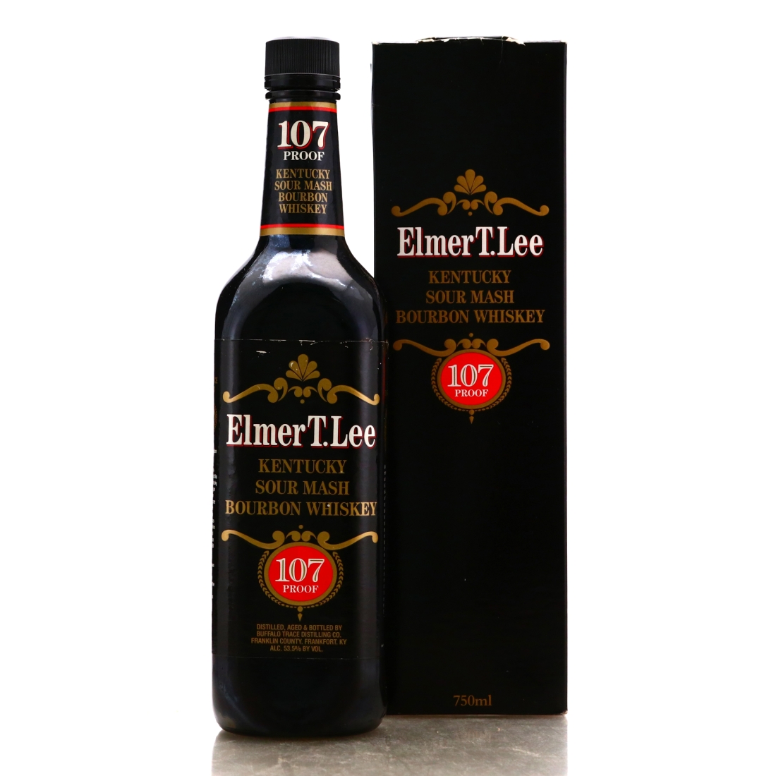 Elmer T Lee 107 Proof Kentucky Bourbon 1990