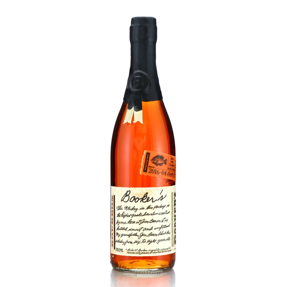 Booker's 6 Year Old Kentucky Straight Bourbon #2016-04 'Bluegill Creek Batch'