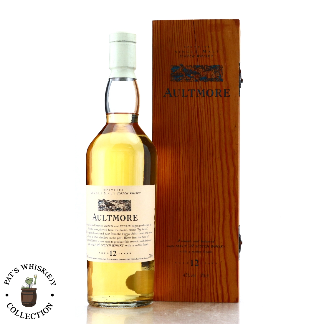 Aultmore 12 Year Old Flora and Fauna White Cap / Wooden Box