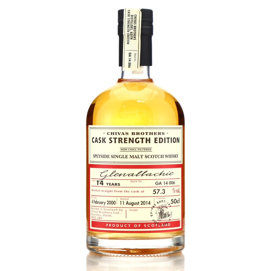 Glenallachie 2000 Cask Strength 14 Year Old Batch #6