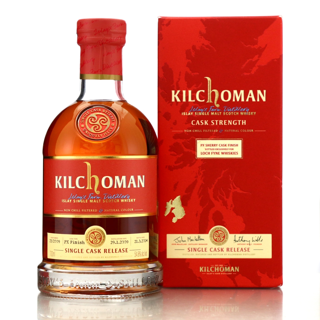 Kilchoman 2009 Single PX Cask #43 / Loch Fyne Whiskies