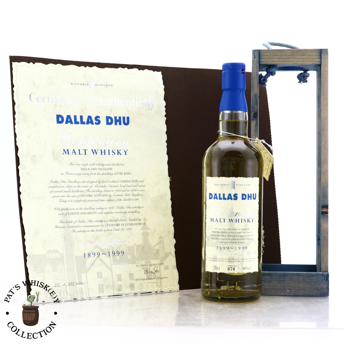 Dallas Dhu Centenary with Certificate & Photograph