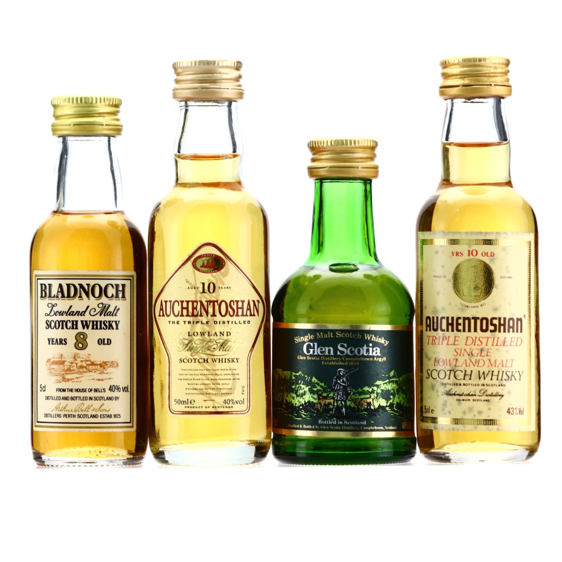 Malt Whisky Miniatures x 4