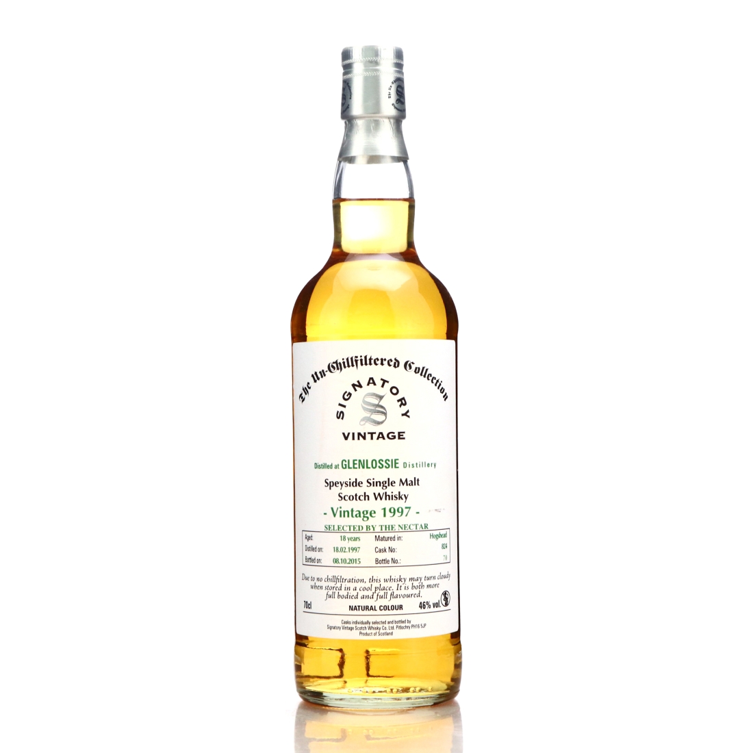 Glenlossie 1997 Signatory Vintage 18 Year Old