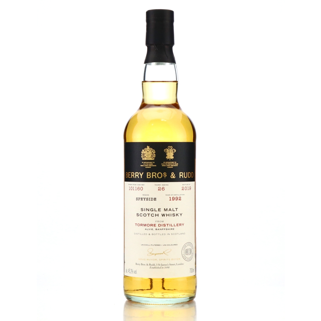 Tormore 1992 Berry Brothers and Rudd 26 Year Old