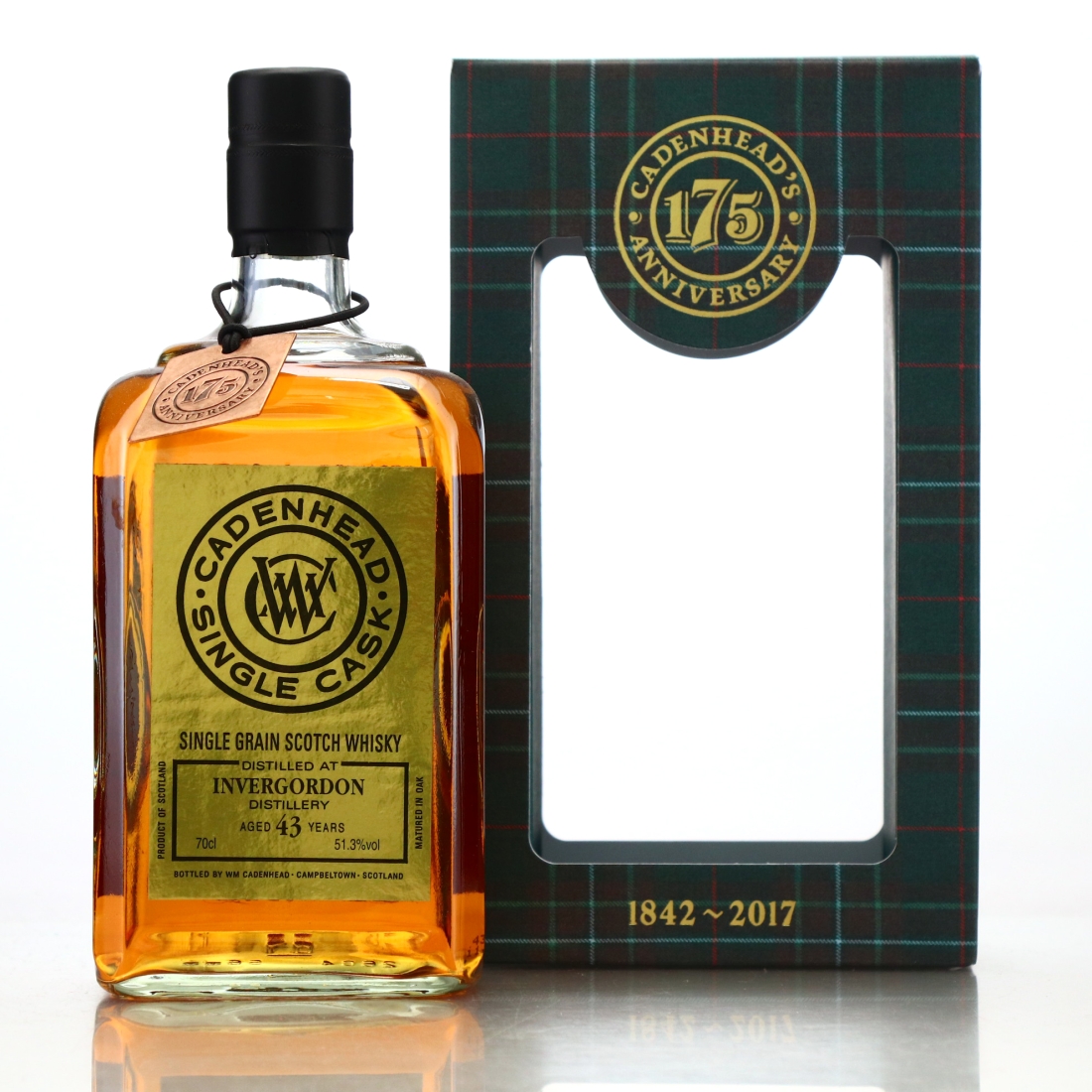 Invergordon 1973 Cadenhead's 43 Year Old